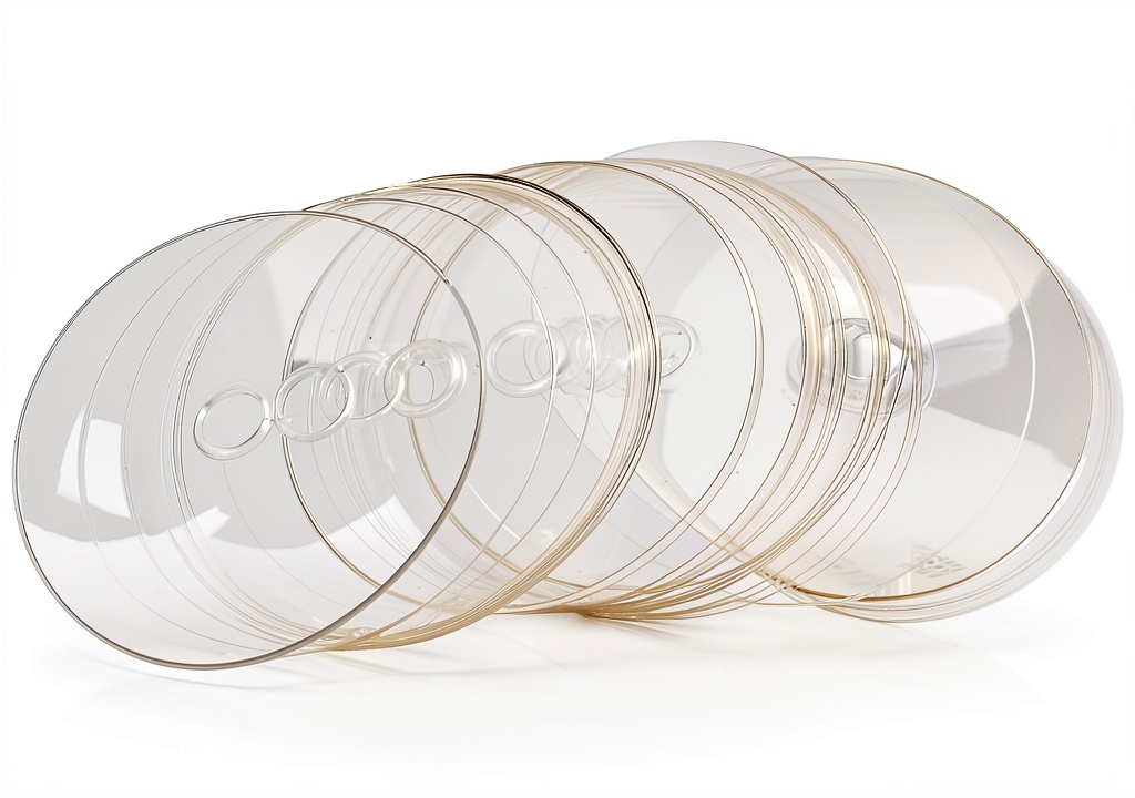 Transparent PVC DIY CD discs by BEBEMOKO