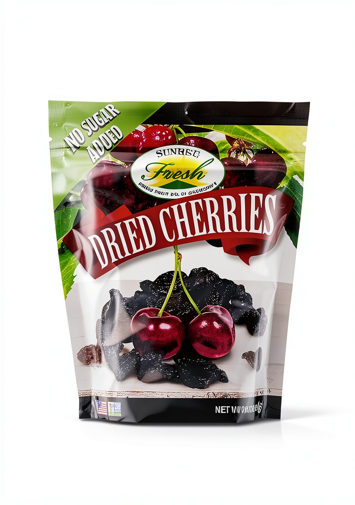 Sunrise Fresh Dried Sweet Cherries in a bowl with baking ingredients