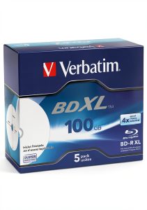 Verbatim 4x BD-R XL Printable Discs for Home Audio-0