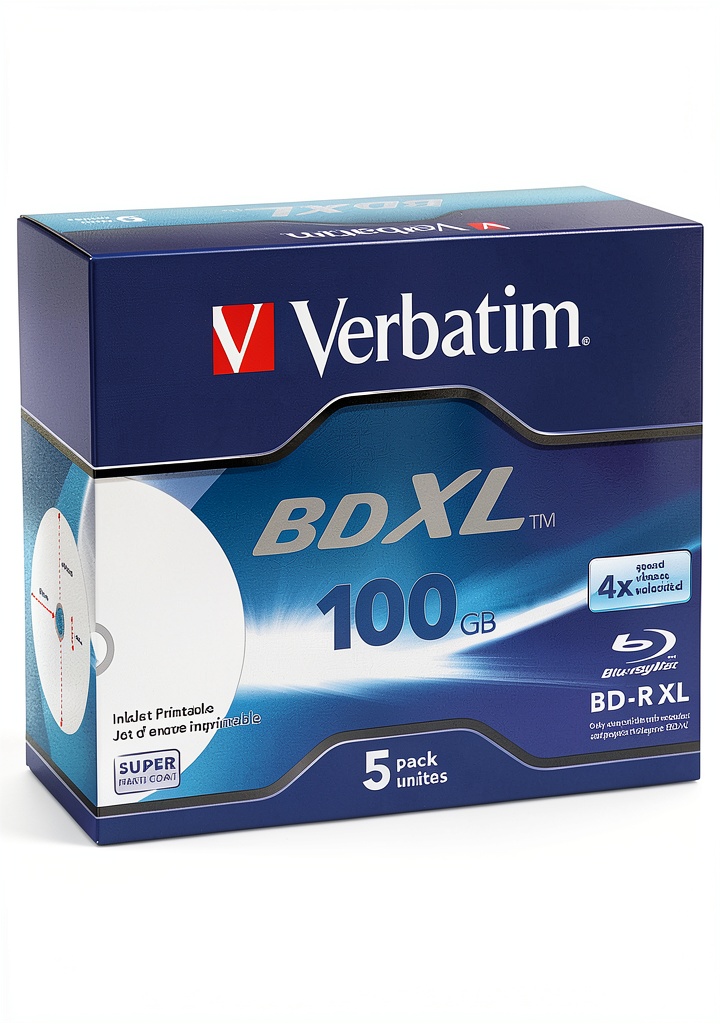 Verbatim 4x BD-R XL Printable Discs