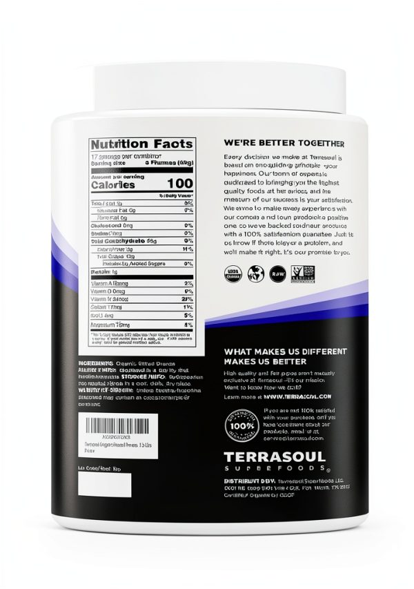 Organic Pitted Prunes Terrasoul Superfoods Dried Plums-1
