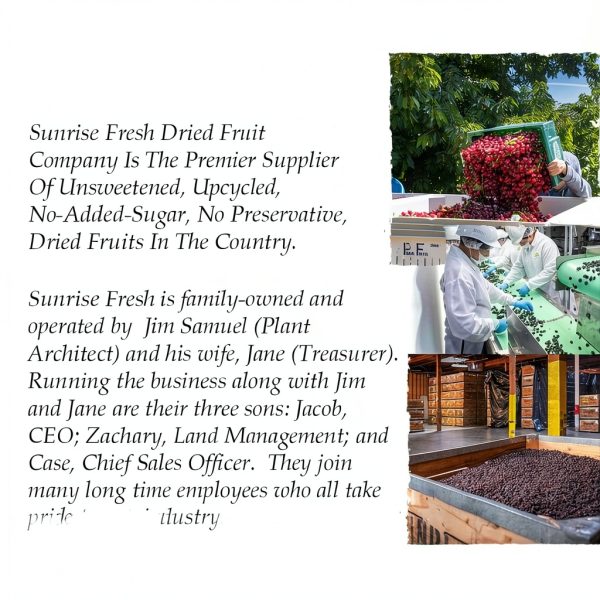 Sunrise Fresh Dried Sweet Cherries Unsweetened Natural Snack-6