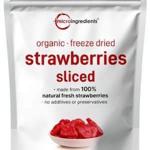 Micro Ingredients Organic Freeze Dried Strawberries Vegan-0
