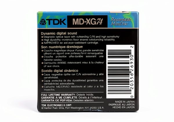 TDK MiniDiscs 74 Minute Blank Music Storage-1