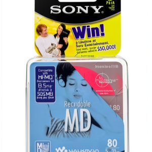 Sony MiniDiscs 80 minutes recording time-0