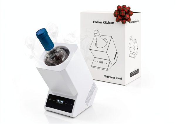 Electric Wine Chiller Collier Kitchen Single Bottle Cooler LED-0