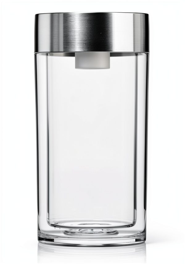 Wine Enthusiast Double Wall Iceless Wine Bottle Chiller – Premium Thermal Insulated Single Bottle Bucket for Tabletop Cooling-2