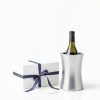 Wine Chiller Bucket JennLee Stainless Steel Double Wall 8hr Freeze-8