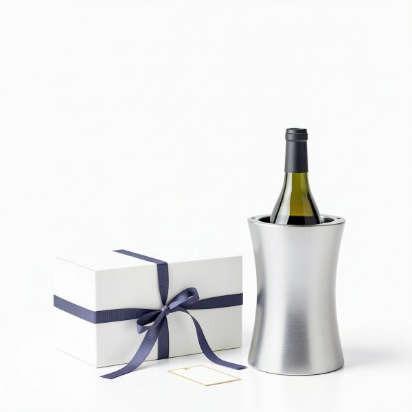 Wine Chiller Bucket JennLee Stainless Steel Double Wall 8hr Freeze-8