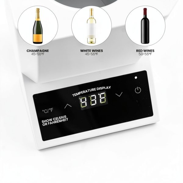 Electric Wine Chiller Collier Kitchen Single Bottle Cooler LED-3