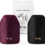 Wine Cooler Sleeve Duo Pack - Perfect for Wine & Champagne Lovers, Multicolor with Classic Black & Rich Burgundy, Stretchable, Flexible, Durable Design, Champagne Cooler Bag - Velfli-0