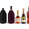 Wine Cooler Sleeve Duo Pack - Perfect for Wine & Champagne Lovers, Multicolor with Classic Black & Rich Burgundy, Stretchable, Flexible, Durable Design, Champagne Cooler Bag - Velfli-4