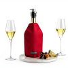 Wine Cooler Sleeve Le Creuset Burgundy Gel Sleeve for 750ml Bottles-2