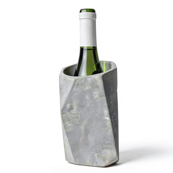 Concrete Wine Chiller Bucket Daquart Gray 0.75L Eco Cooler-1