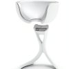 VoChill Stemmed Wine Glass Chiller | Made in USA | Radically cool wine tool – keeps wine perfectly chilled in your glass | Refreezable Chill Cradle actively chills (Quartz, Single VoChill)-1