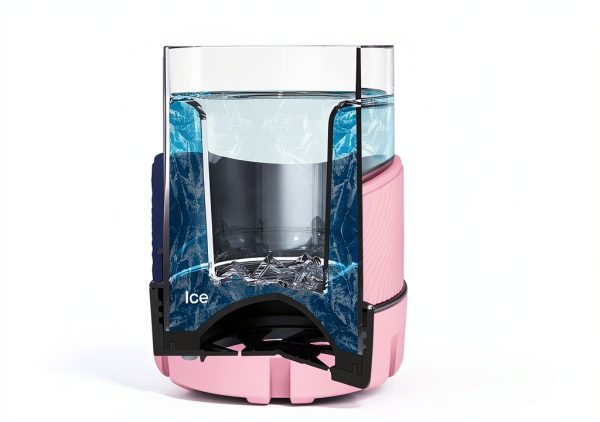 Whiskey Freeze Glasses by Ourokhome Pink 5oz Insulated Tumbler Set-2