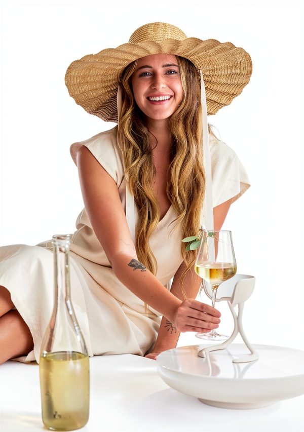 VoChill Stemmed Wine Glass Chiller | Made in USA | Radically cool wine tool – keeps wine perfectly chilled in your glass | Refreezable Chill Cradle actively chills (Quartz, Single VoChill)-6