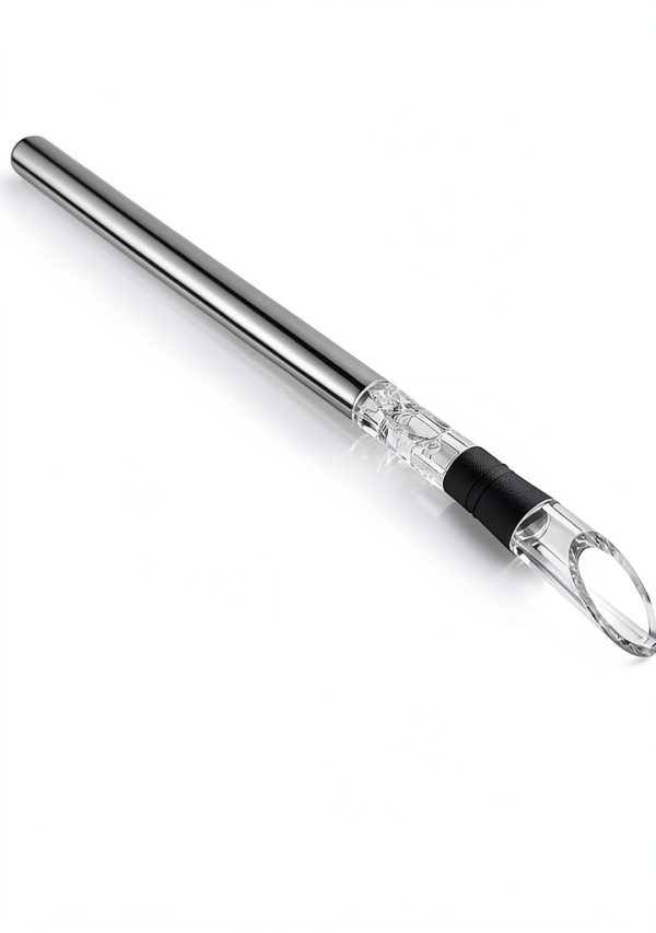 YouYah Wine Chiller Stick 3-in-1 Stainless Steel Wine Bottle Cooler Stick,Rapid Iceless Wine Chilling Rod with Aerator and Pourer,Wine Gift-5
