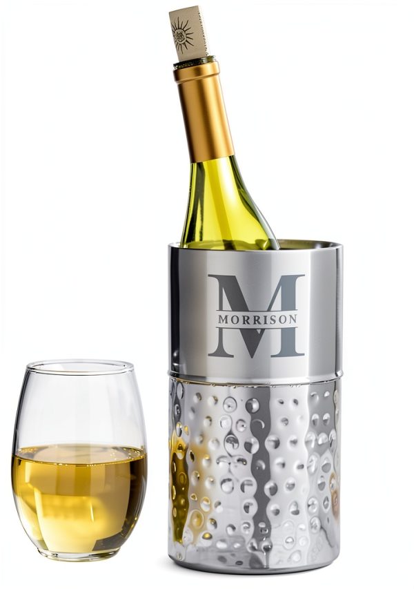 Personalized Wine Chiller Personalization Universe Double Wall Steel-0