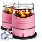 Whiskey Freeze Glasses by Ourokhome Pink 5oz Insulated Tumbler Set-0