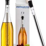 DERNORD Wine Chiller 3-in-1 Stainless Steel Wine Bottle Cooler Stick Freezer with Aerator and Pourer for Chilling Longer, Pouring and Aerating Wine for Christmas and Birthday Gifts-0