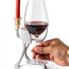 VoChill Stemmed Wine Glass Chiller | Made in USA | Radically cool wine tool – keeps wine perfectly chilled in your glass | Refreezable Chill Cradle actively chills (Quartz, Single VoChill)-7
