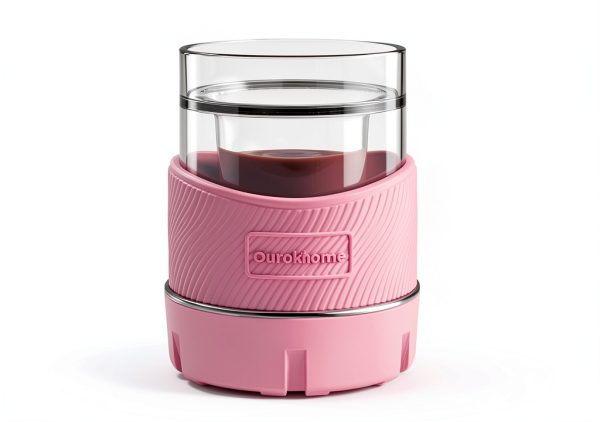 Whiskey Freeze Glasses by Ourokhome Pink 5oz Insulated Tumbler Set-3