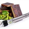 DERNORD Wine Chiller 3-in-1 Stainless Steel Wine Bottle Cooler Stick Freezer with Aerator and Pourer for Chilling Longer, Pouring and Aerating Wine for Christmas and Birthday Gifts-1