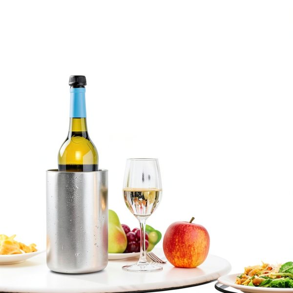 Stainless Steel Wine Chiller by Firstleaf, Double-Insulated Iceless-6