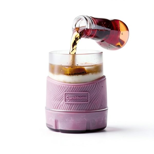 Whiskey Freeze Glasses by Ourokhome Pink 5oz Insulated Tumbler Set-1